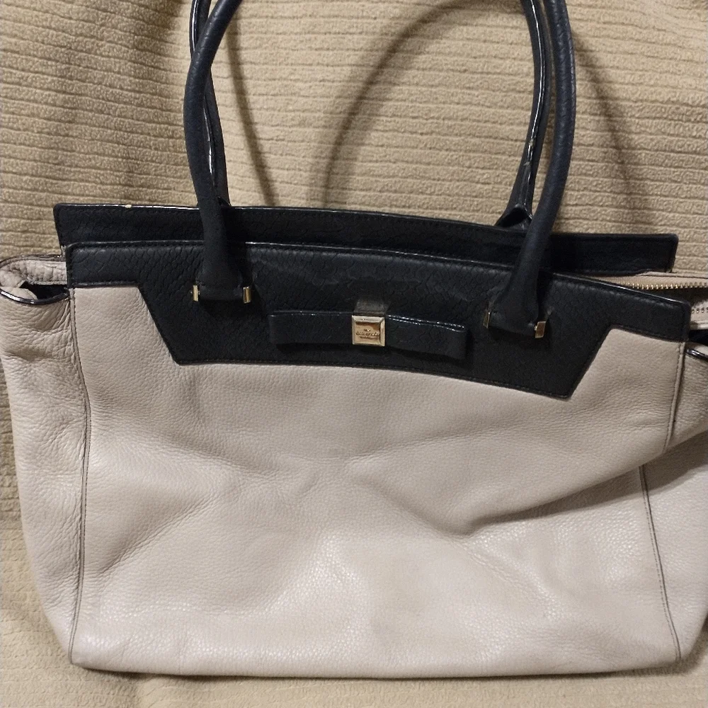 Kate Spade Rivas Street Selby Python Embossed Taupe Bag KS3